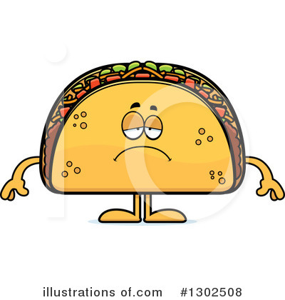 Royalty-Free (RF) Taco Clipart Illustration by Cory Thoman - Stock Sample #1302508