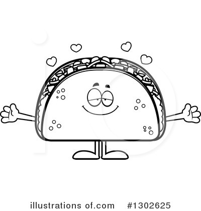 Royalty-Free (RF) Taco Clipart Illustration by Cory Thoman - Stock Sample #1302625