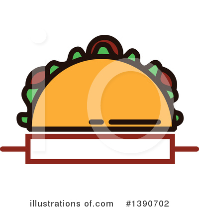 Royalty-Free (RF) Taco Clipart Illustration by Vector Tradition SM - Stock Sample #1390702