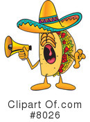 Taco Clipart #8026 by Mascot Junction