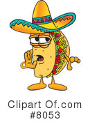 Taco Clipart #8053 by Mascot Junction