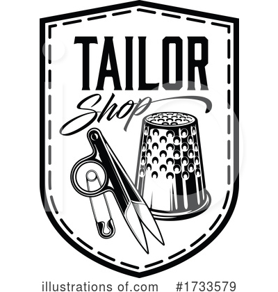 Royalty-Free (RF) Tailor Clipart Illustration by Vector Tradition SM - Stock Sample #1733579
