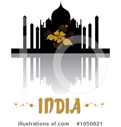 Royalty-Free (RF) Taj Mahal Clipart Illustration by Pams Clipart - Stock Sample #1050621