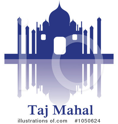 Royalty-Free (RF) Taj Mahal Clipart Illustration by Pams Clipart - Stock Sample #1050624