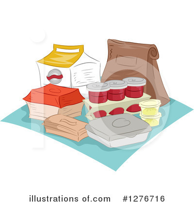 Royalty-Free (RF) Takeout Clipart Illustration by BNP Design Studio - Stock Sample #1276716