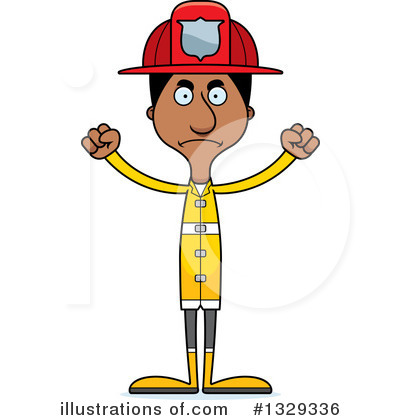 Firefighter Clipart #1329336 by Cory Thoman