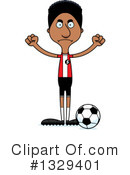 Tall Black Man Clipart #1329401 by Cory Thoman