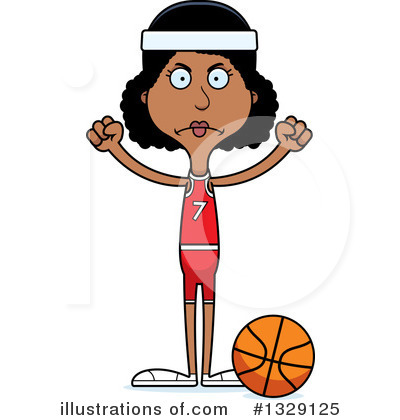 Royalty-Free (RF) Tall Black Woman Clipart Illustration by Cory Thoman - Stock Sample #1329125