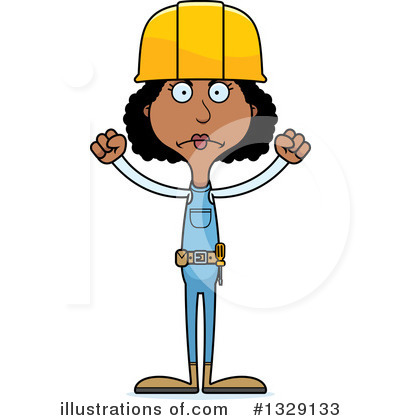 Royalty-Free (RF) Tall Black Woman Clipart Illustration by Cory Thoman - Stock Sample #1329133