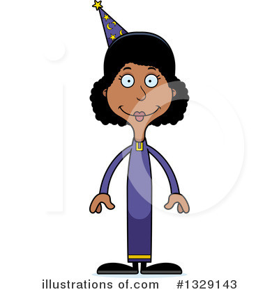 Royalty-Free (RF) Tall Black Woman Clipart Illustration by Cory Thoman - Stock Sample #1329143