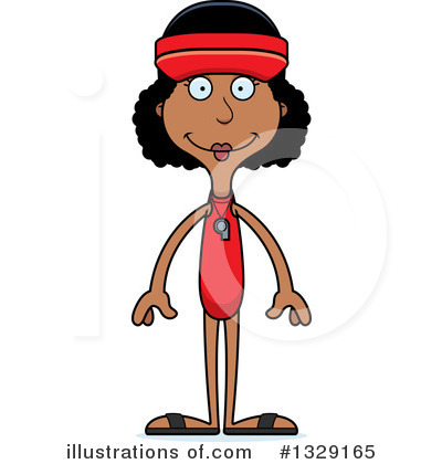 Royalty-Free (RF) Tall Black Woman Clipart Illustration by Cory Thoman - Stock Sample #1329165