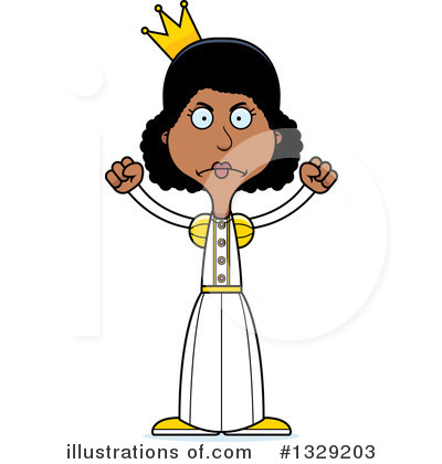 Royalty-Free (RF) Tall Black Woman Clipart Illustration by Cory Thoman - Stock Sample #1329203