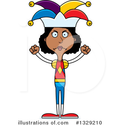 Royalty-Free (RF) Tall Black Woman Clipart Illustration by Cory Thoman - Stock Sample #1329210