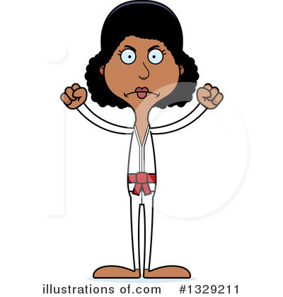 Royalty-Free (RF) Tall Black Woman Clipart Illustration by Cory Thoman - Stock Sample #1329211