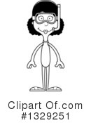 Tall Black Woman Clipart #1329251 by Cory Thoman