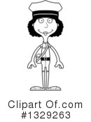 Tall Black Woman Clipart #1329263 by Cory Thoman