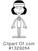 Tall Black Woman Clipart #1329264 by Cory Thoman