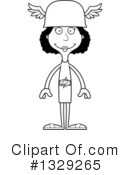 Tall Black Woman Clipart #1329265 by Cory Thoman