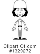 Tall Black Woman Clipart #1329272 by Cory Thoman