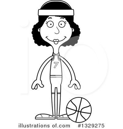 Royalty-Free (RF) Tall Black Woman Clipart Illustration by Cory Thoman - Stock Sample #1329275