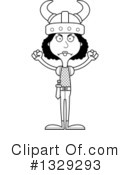 Tall Black Woman Clipart #1329293 by Cory Thoman