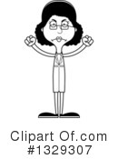 Tall Black Woman Clipart #1329307 by Cory Thoman