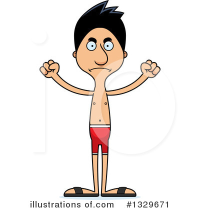 Swimmer Clipart #1329671 by Cory Thoman