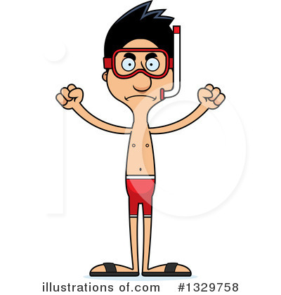 Royalty-Free (RF) Tall Hispanic Man Clipart Illustration by Cory Thoman - Stock Sample #1329758