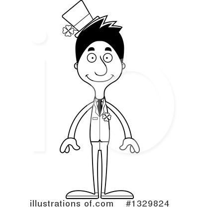 Royalty-Free (RF) Tall Hispanic Man Clipart Illustration by Cory Thoman - Stock Sample #1329824