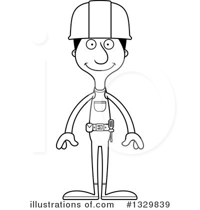 Royalty-Free (RF) Tall Hispanic Man Clipart Illustration by Cory Thoman - Stock Sample #1329839