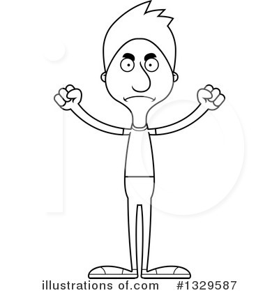Royalty-Free (RF) Tall White Man Clipart Illustration by Cory Thoman - Stock Sample #1329587
