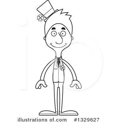 Royalty-Free (RF) Tall White Man Clipart Illustration by Cory Thoman - Stock Sample #1329627