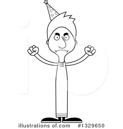 Royalty-Free (RF) Tall White Man Clipart Illustration by Cory Thoman - Stock Sample #1329650