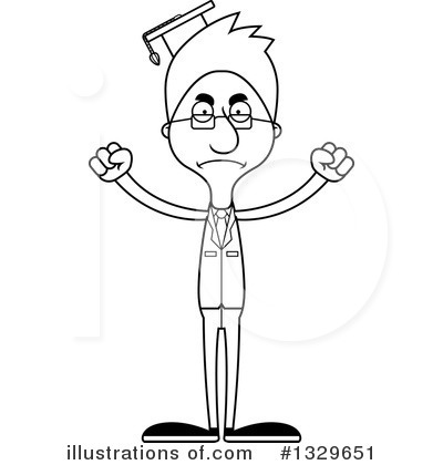 Royalty-Free (RF) Tall White Man Clipart Illustration by Cory Thoman - Stock Sample #1329651