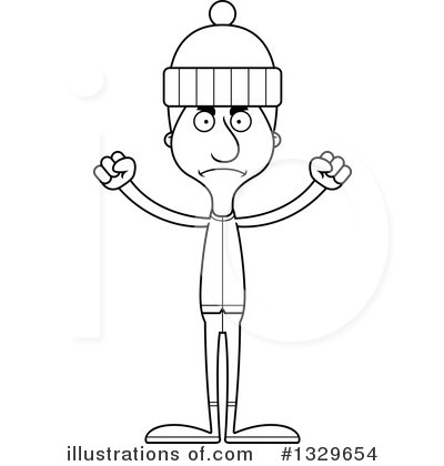 Royalty-Free (RF) Tall White Man Clipart Illustration by Cory Thoman - Stock Sample #1329654