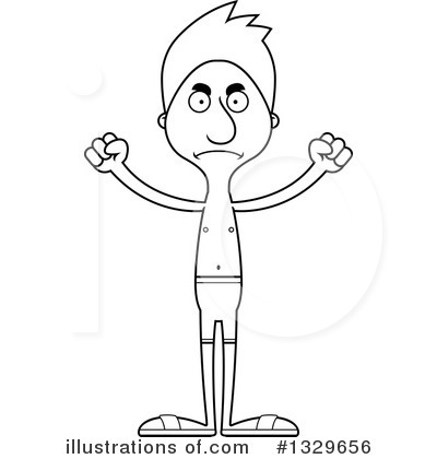 Royalty-Free (RF) Tall White Man Clipart Illustration by Cory Thoman - Stock Sample #1329656