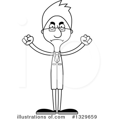 Royalty-Free (RF) Tall White Man Clipart Illustration by Cory Thoman - Stock Sample #1329659