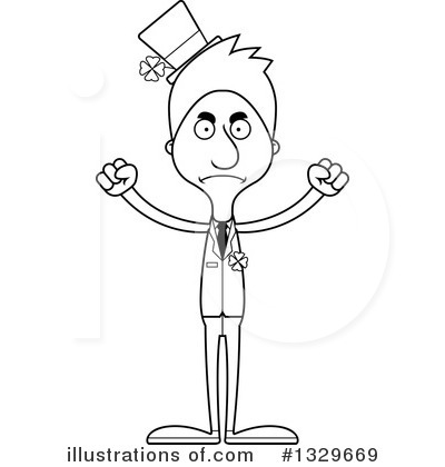 Royalty-Free (RF) Tall White Man Clipart Illustration by Cory Thoman - Stock Sample #1329669