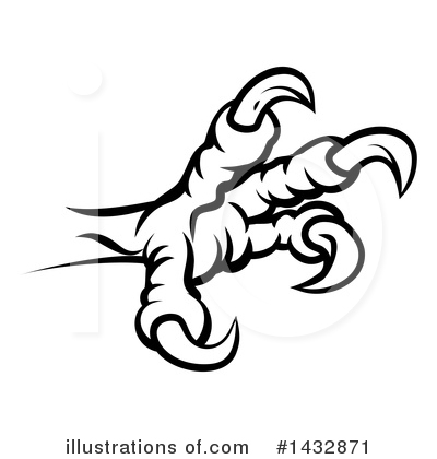 Royalty-Free (RF) Talons Clipart Illustration by AtStockIllustration - Stock Sample #1432871