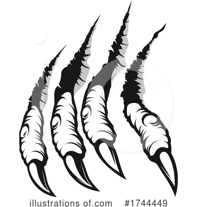 Royalty-Free (RF) Talons Clipart Illustration by Vector Tradition SM - Stock Sample #1744449