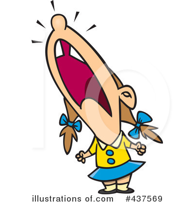 Royalty-Free (RF) Tantrum Clipart Illustration by toonaday - Stock Sample #437569