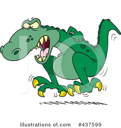 T Rex Clipart #437599 by toonaday