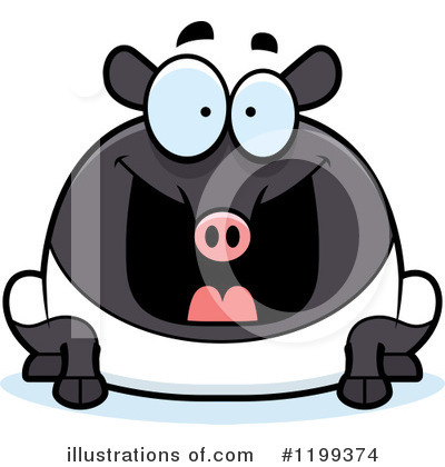 Tapir Clipart #1199374 by Cory Thoman