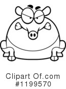 Tapir Clipart #1199570 by Cory Thoman