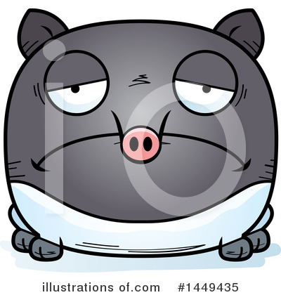 Tapir Clipart #1449435 by Cory Thoman