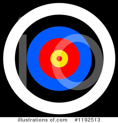 Royalty-Free (RF) Target Clipart Illustration by oboy - Stock Sample #1192513