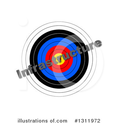 Royalty-Free (RF) Target Clipart Illustration by oboy - Stock Sample #1311972