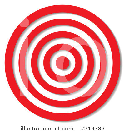 Royalty-Free (RF) Target Clipart Illustration by michaeltravers - Stock Sample #216733