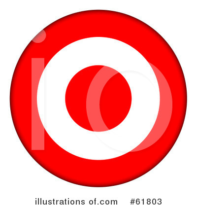 Royalty-Free (RF) Target Clipart Illustration by ShazamImages - Stock Sample #61803