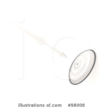 Royalty-Free (RF) Target Clipart Illustration by Leo Blanchette - Stock Sample #98008